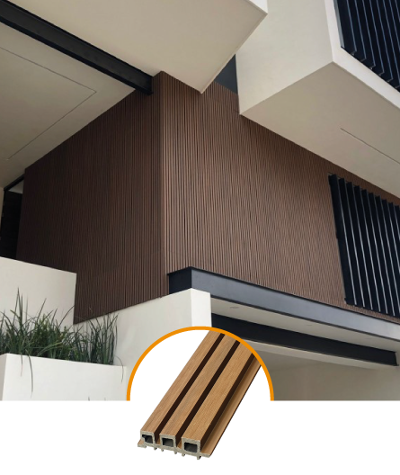 Revestimiento Deck Tipo Lambrín 12.8 cm Exterior e Interior