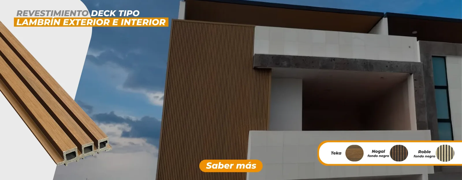 Revestimiento Lambrin Int Ext 12.8